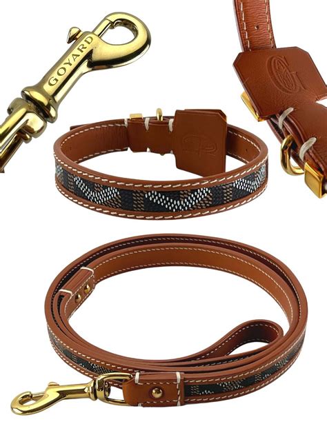 dog collar goyard|goyard dog collar and leash.